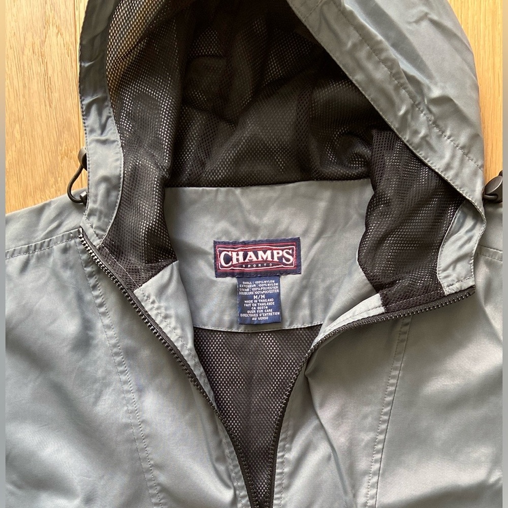 CHAMPS Gray Rain Jacket - Picture 2 of 5